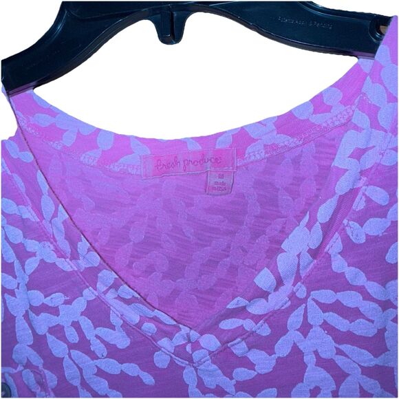 Fresh Produce Shirt Pink Coral Design Medium - Picture 2 of 5